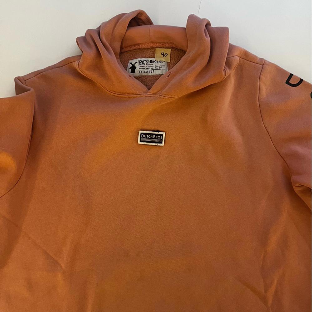 Pink Dutch bros hoodie